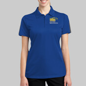 LST695.asd - Ladies Active Textured Colorblock Polo