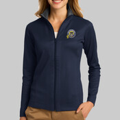 L805.asd - Ladies Vertical Texture Full Zip Jacket