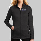 L905.asd - Ladies Collective Striated Fleece Jacket